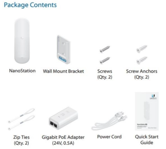 UBIQUITI NS-5AC NANOSTATION 5AC 5GHZ
