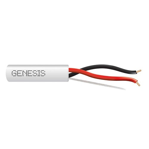 Genesis 31341112 18/2 Solid Unshielded Cable, Plenum, CMP, FT6, 1000' (304.8 m) Pull Box, Natural